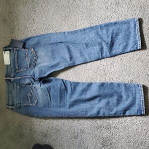 Silver boyfriend mid rise capri